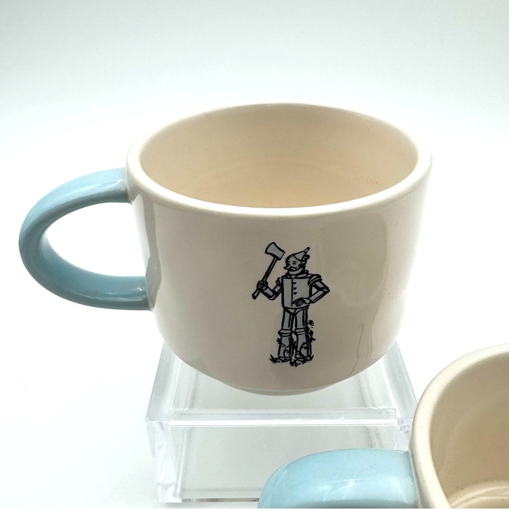 Rae Dunn Wizard of Oz Mugs Set of 2 | Heart Kansas | Dorothy & Tin Man | HTF - Picture 5 of 12